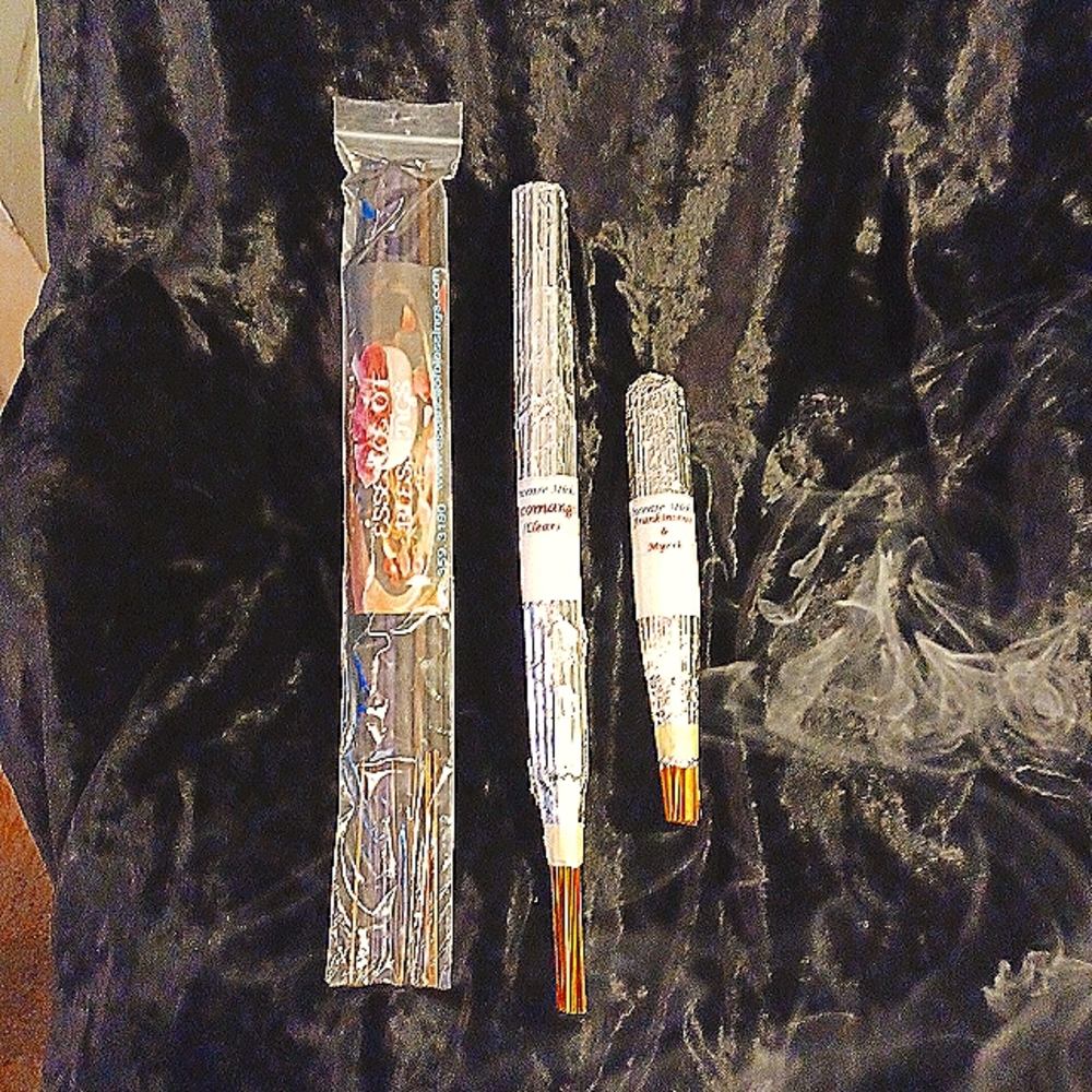 INCENSE Bundle of 20 Variety flavors 19 - inch hand dipped, also a bundle of 40
